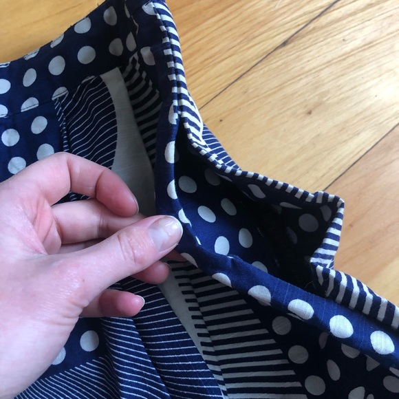 Cotton A-Line Pocket Skirt - Picture 4 of 5